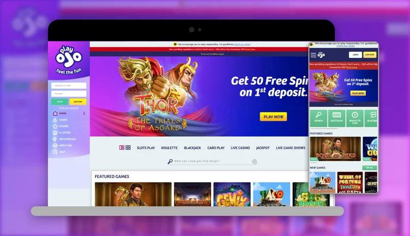 PlayOJO Casino Bonuses and Promotions